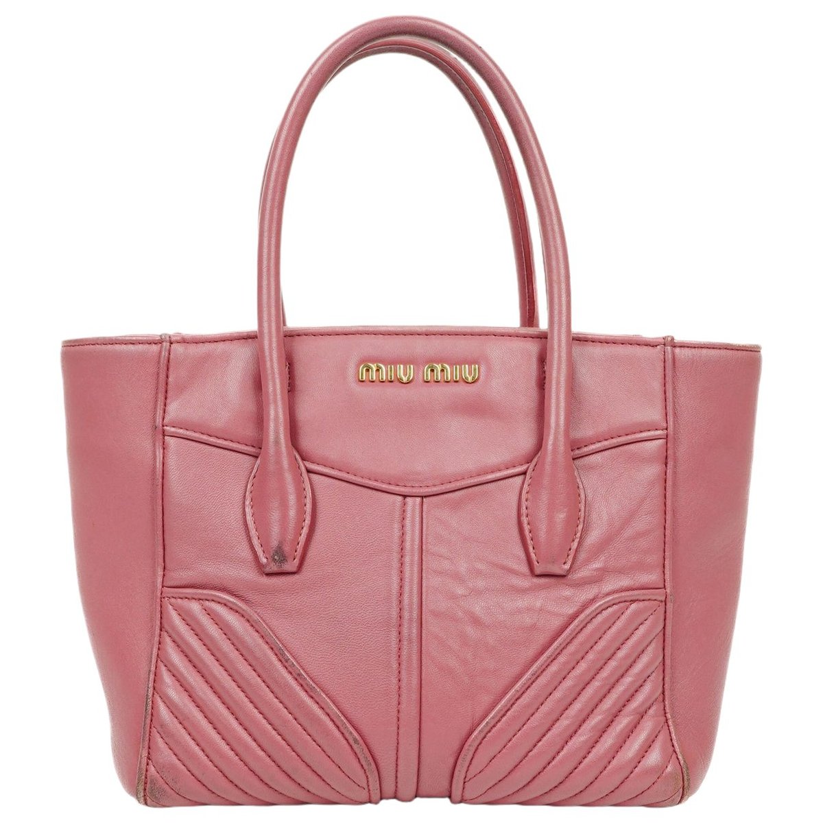 Madras leather handbag