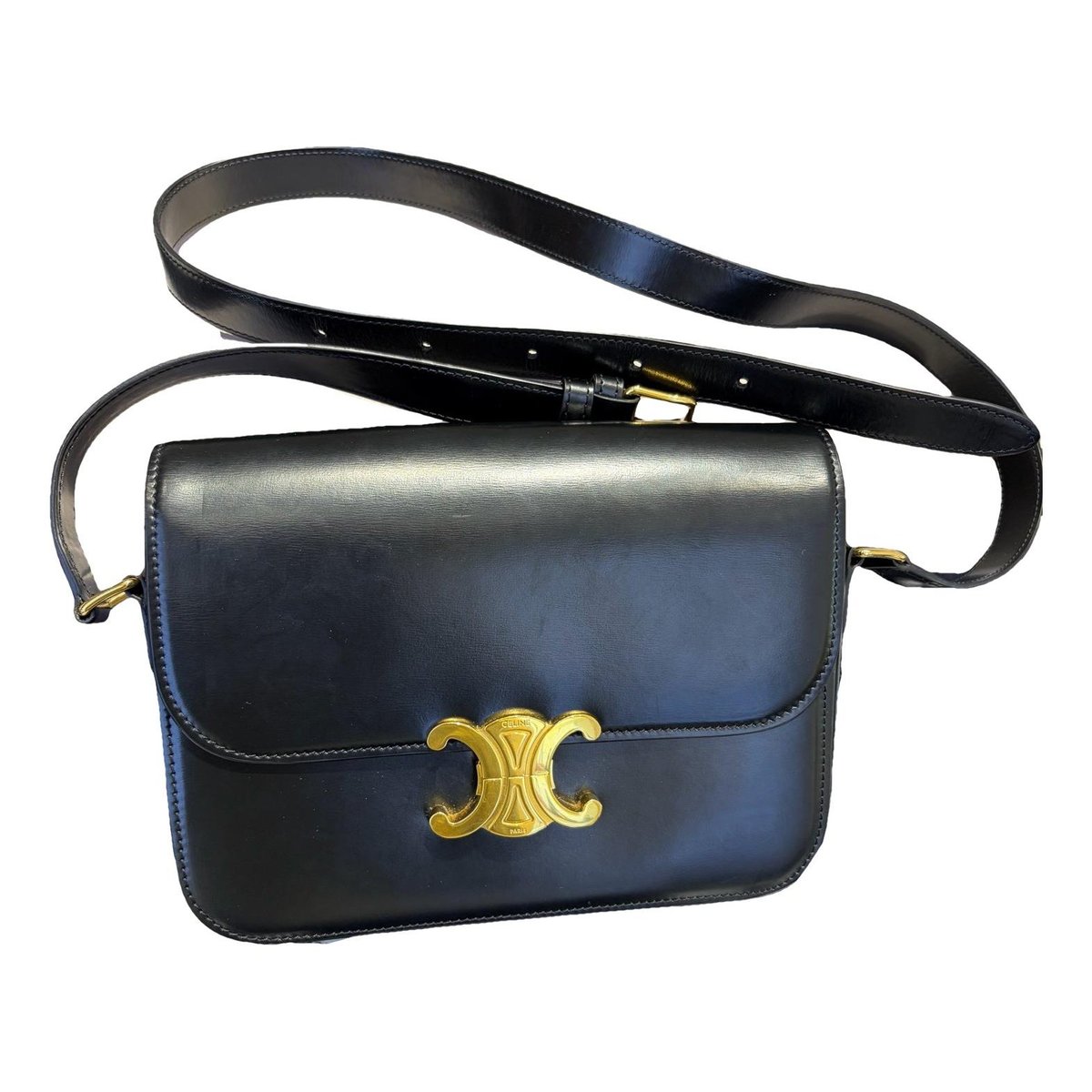 Triomphe leather handbag