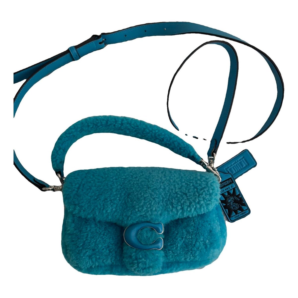 Tabby faux fur bag