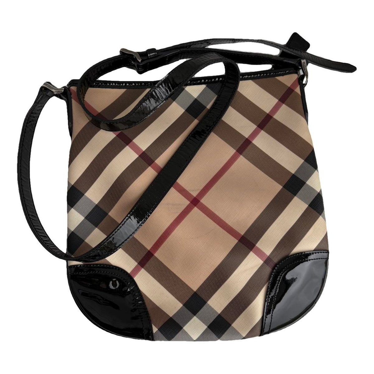 Dryden patent leather crossbody bag