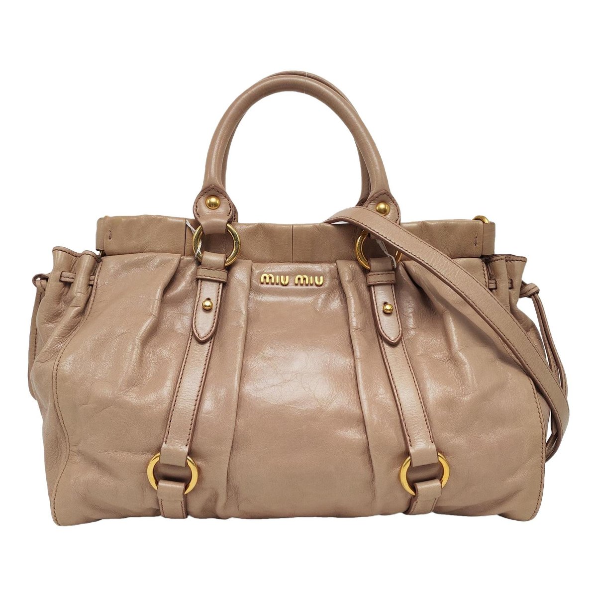 Vitello leather crossbody bag