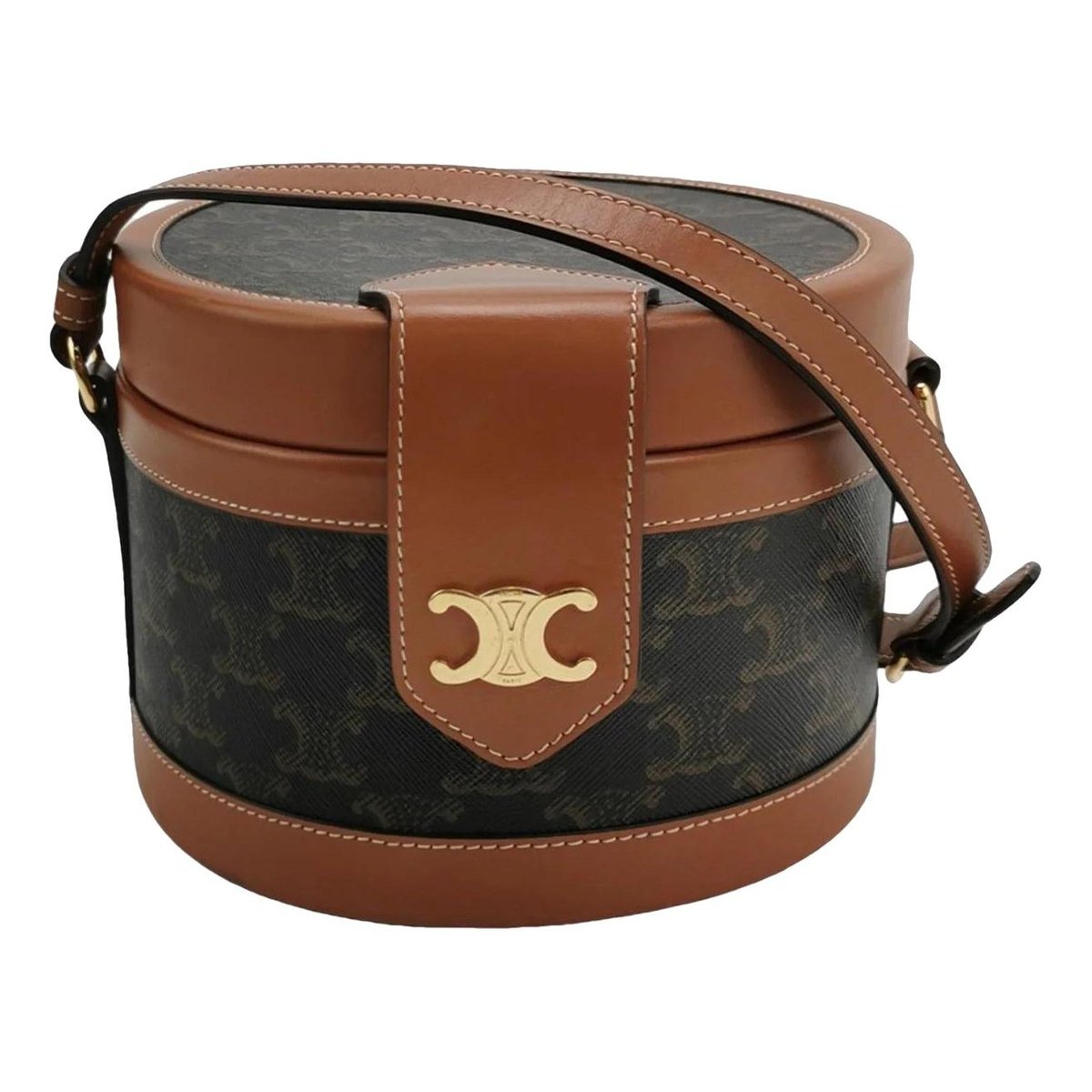 Triomphe leather handbag