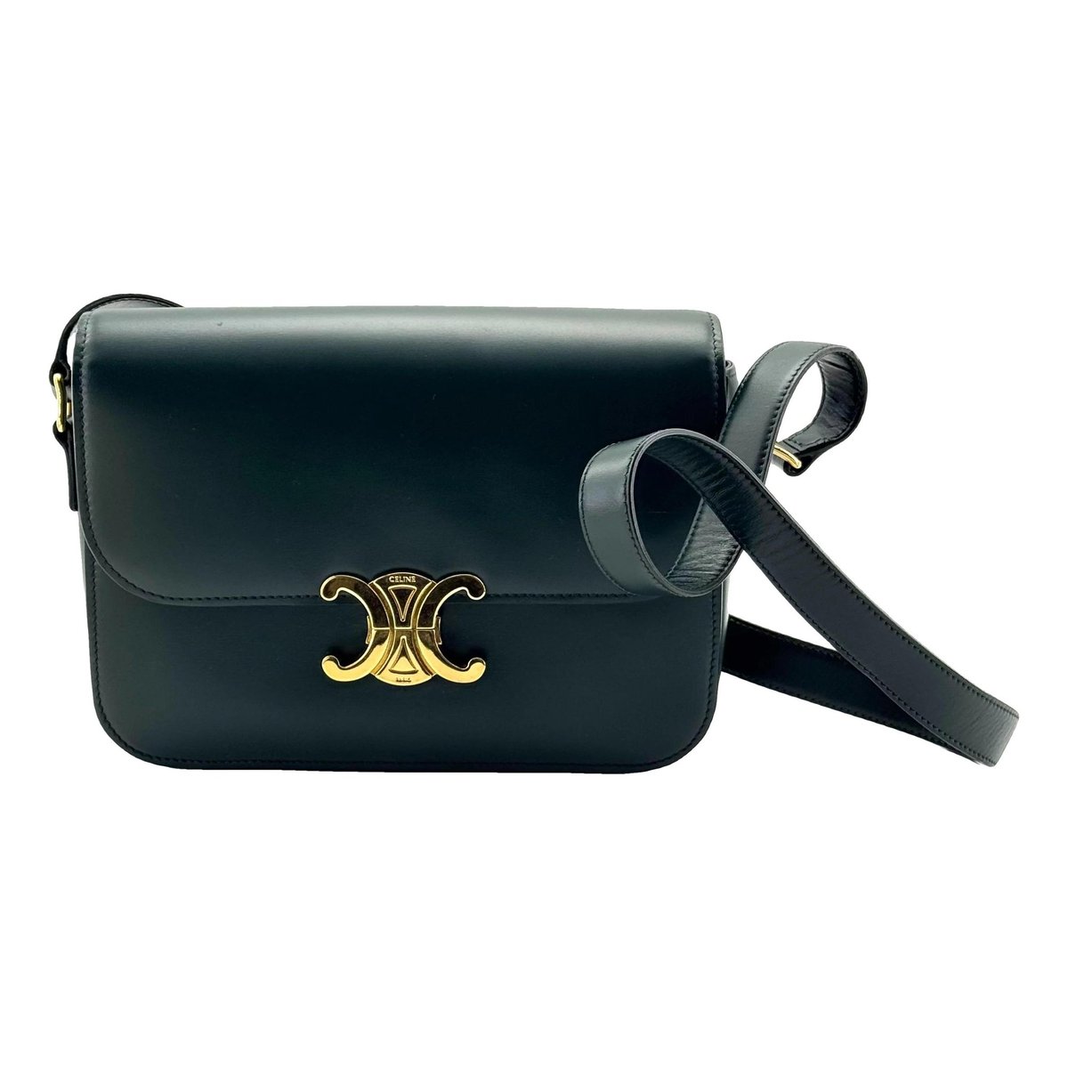 Triomphe leather crossbody bag