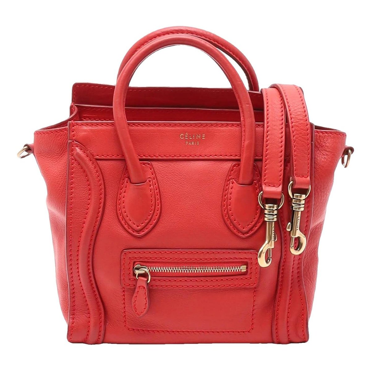 Nano Luggage leather handbag