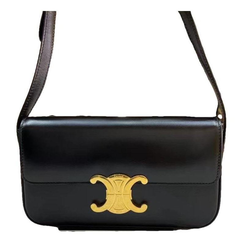 Triomphe leather handbag