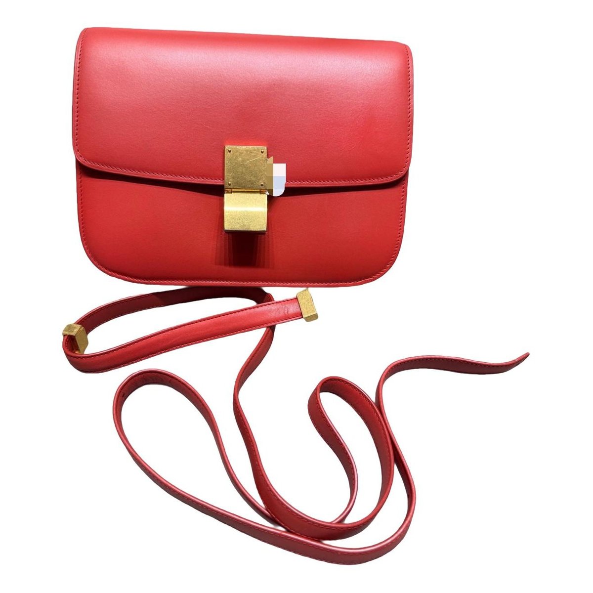 Classic leather crossbody bag