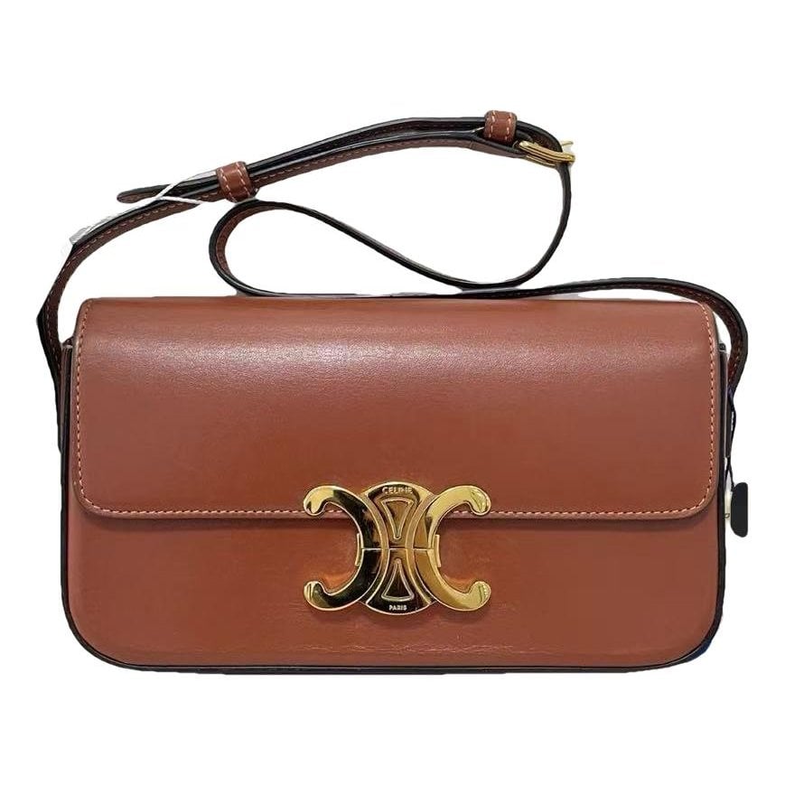 Triomphe leather handbag