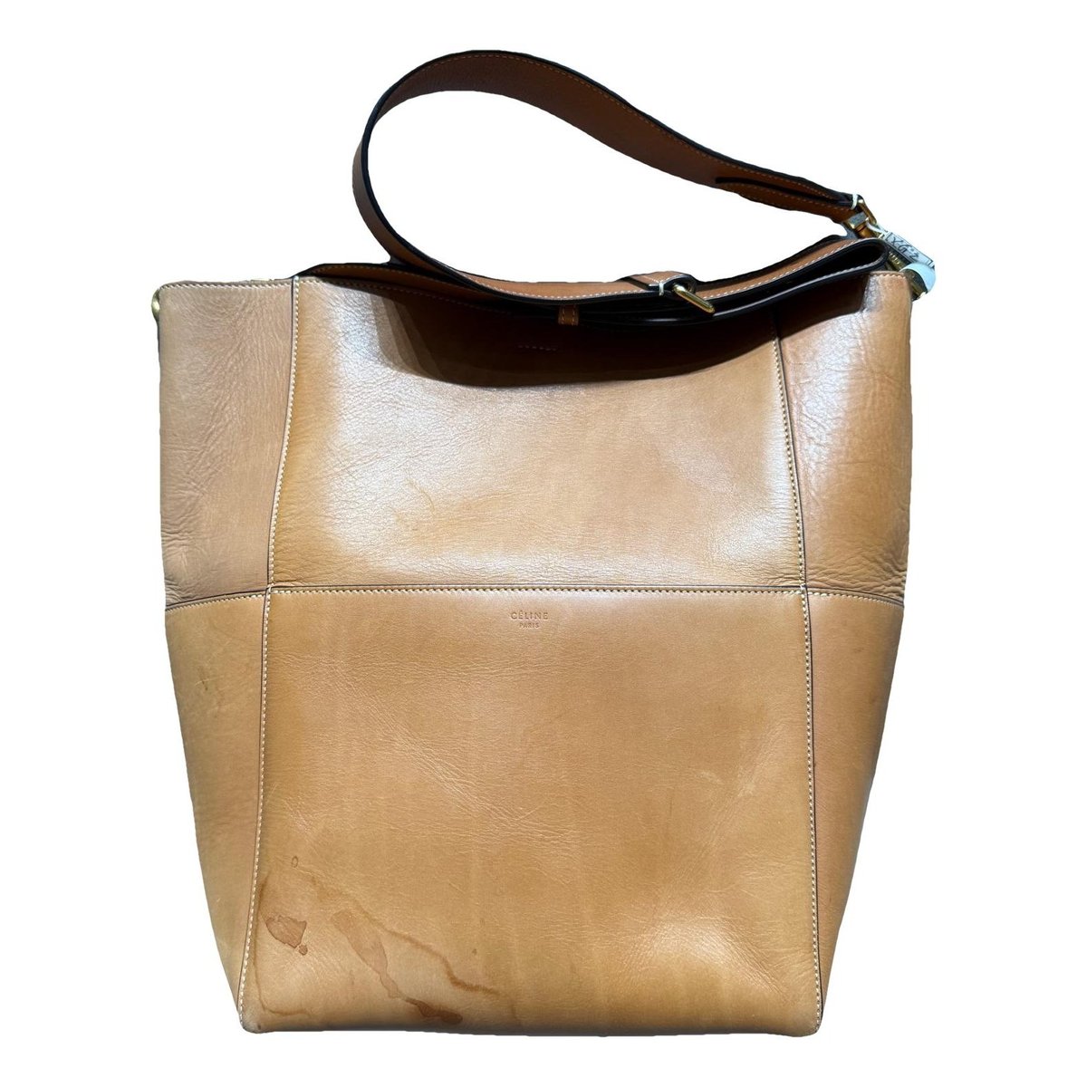 Seau Sangle leather tote