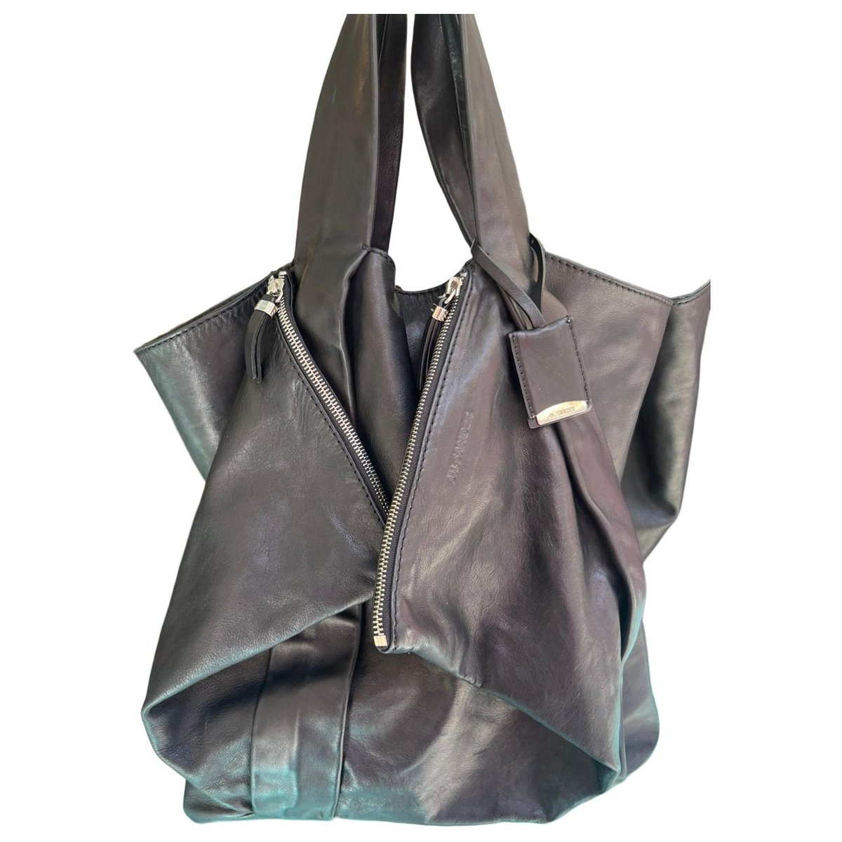 Leather handbag