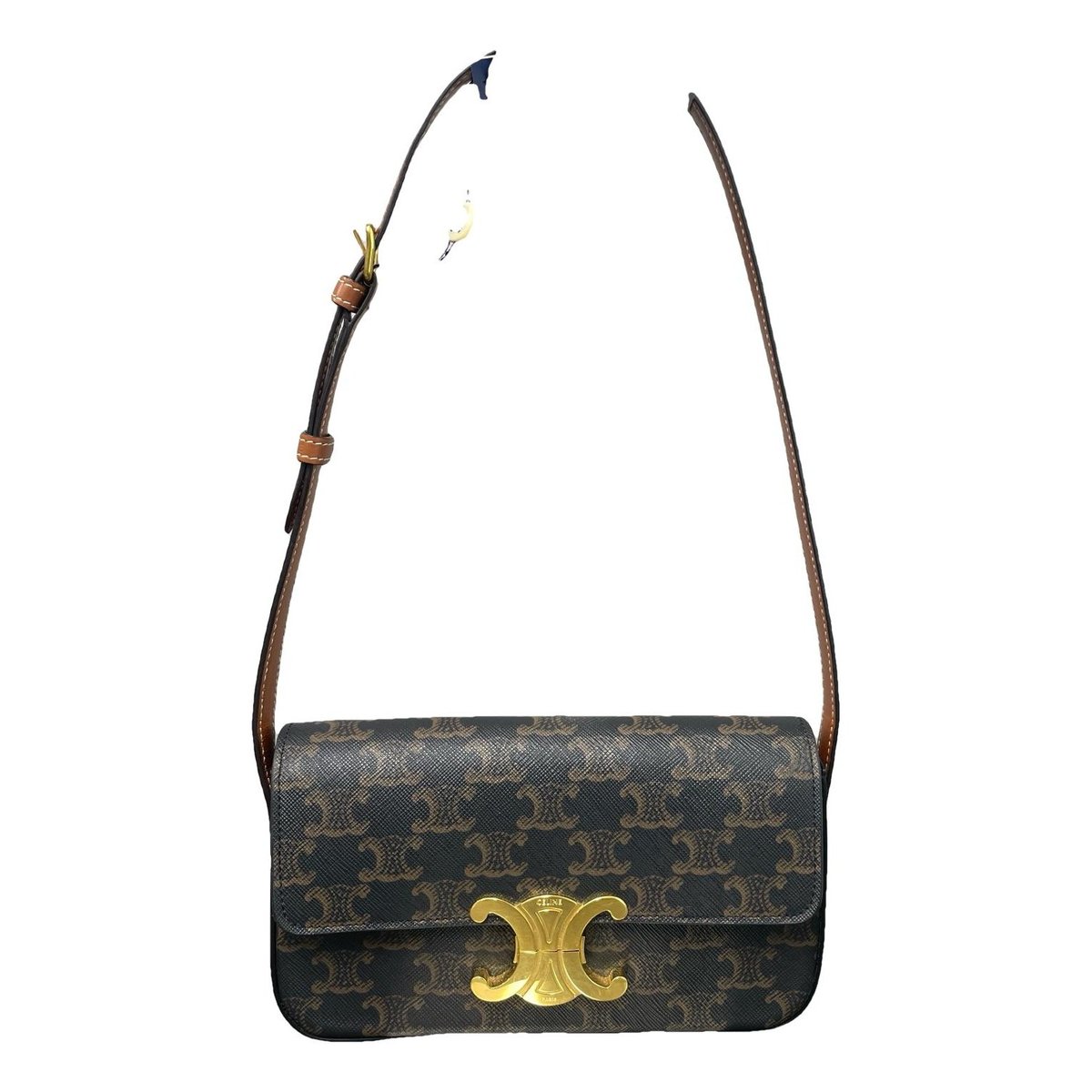 Triomphe Long leather handbag