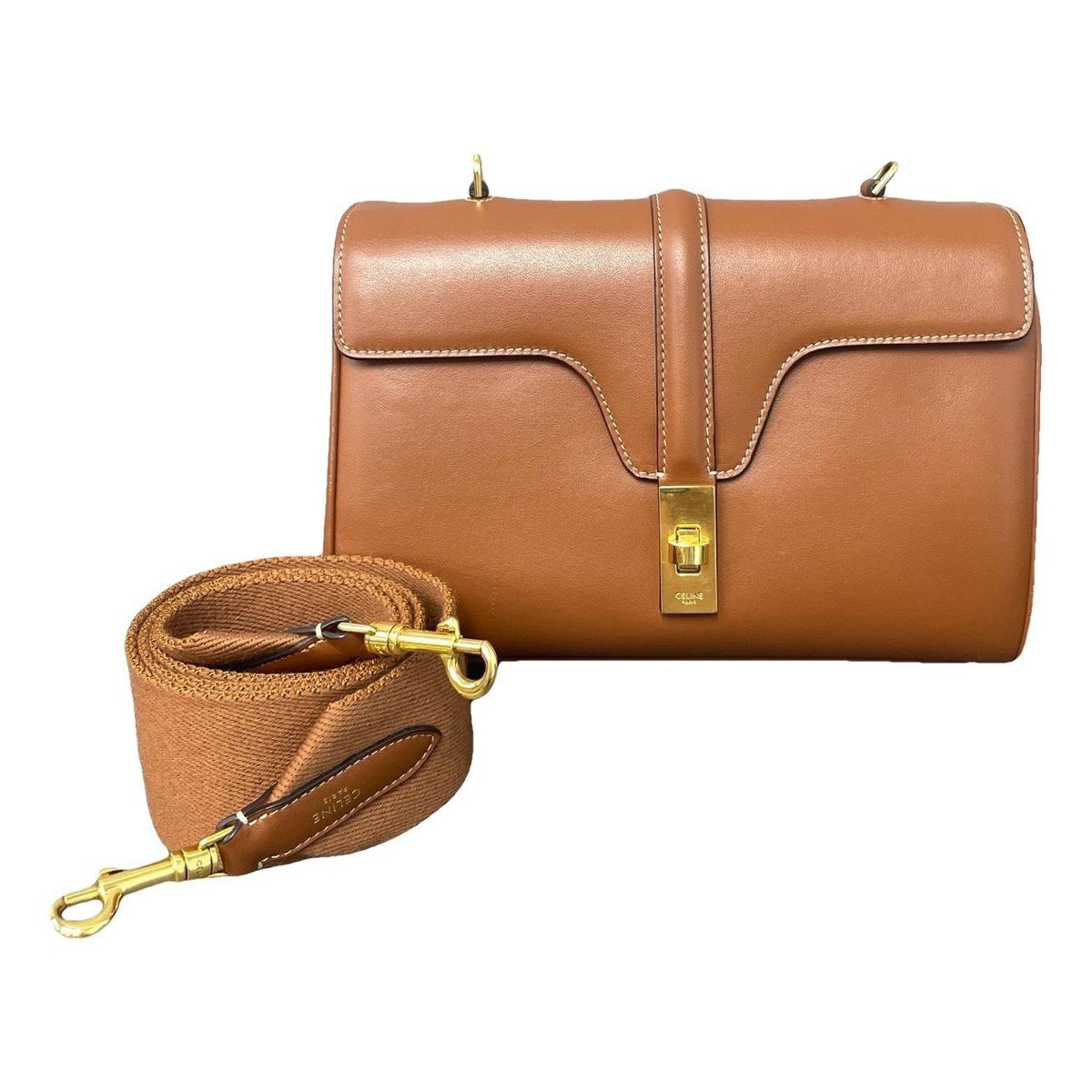 Sac 16 leather handbag