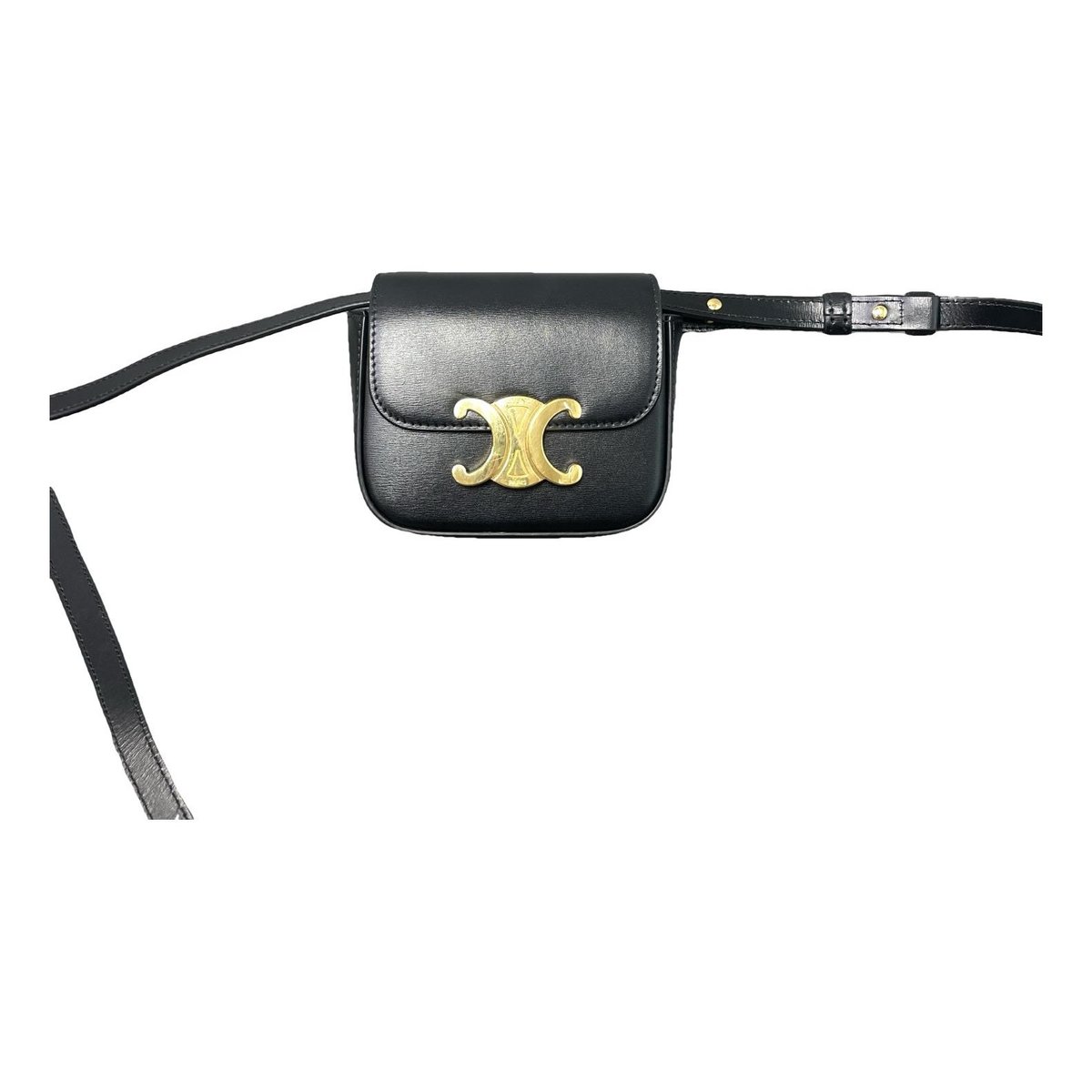 Triomphe leather handbag
