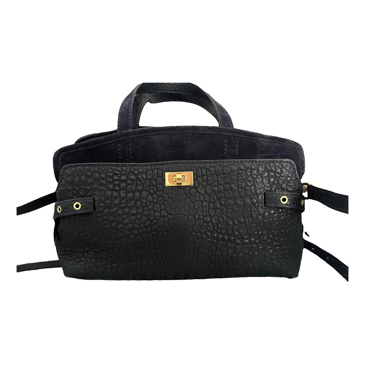 Leather tote