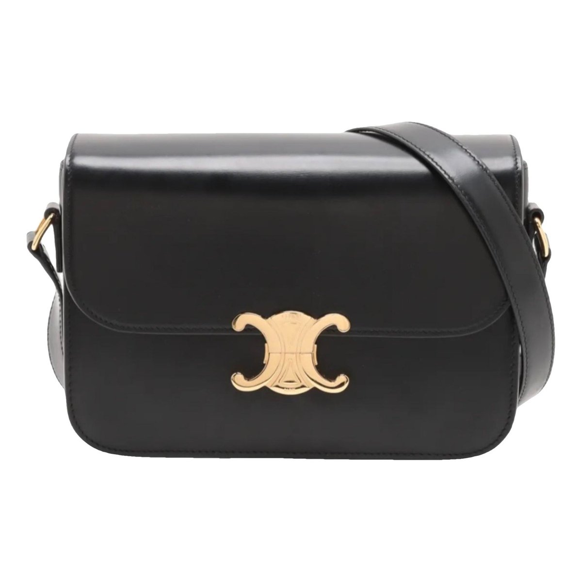 Triomphe leather handbag