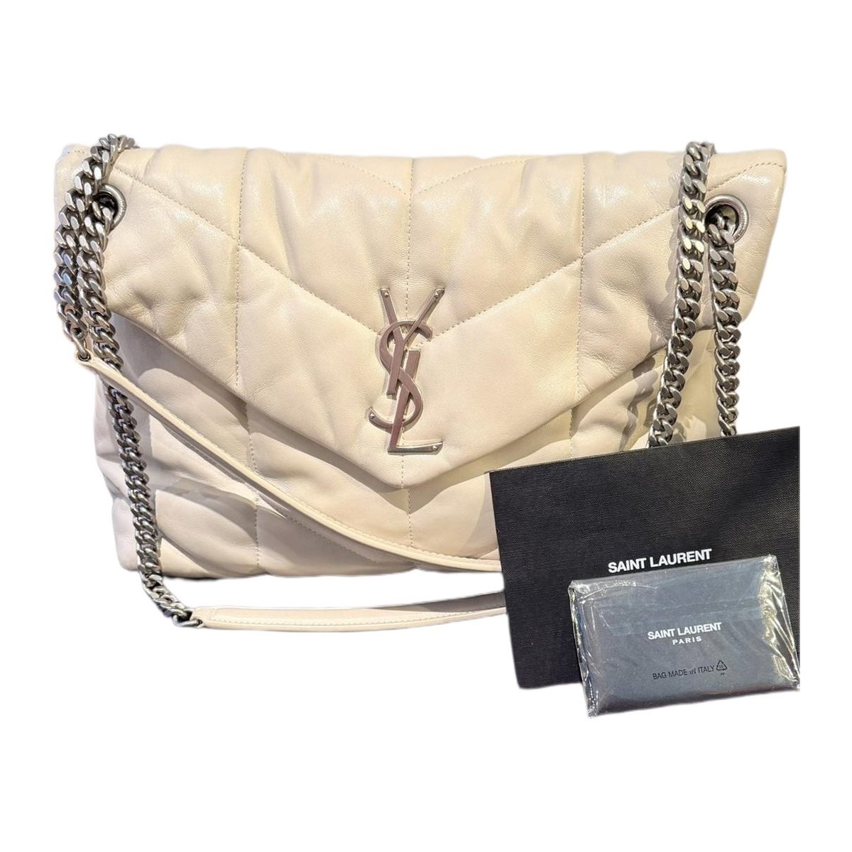 Loulou Puffer leather crossbody bag