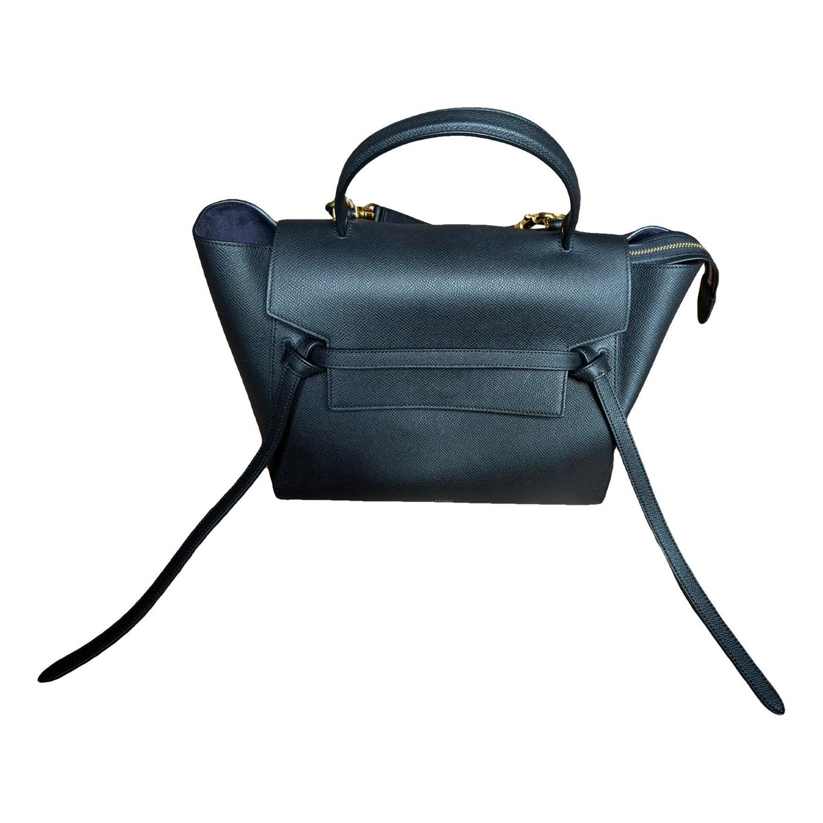 Belt leather handbag