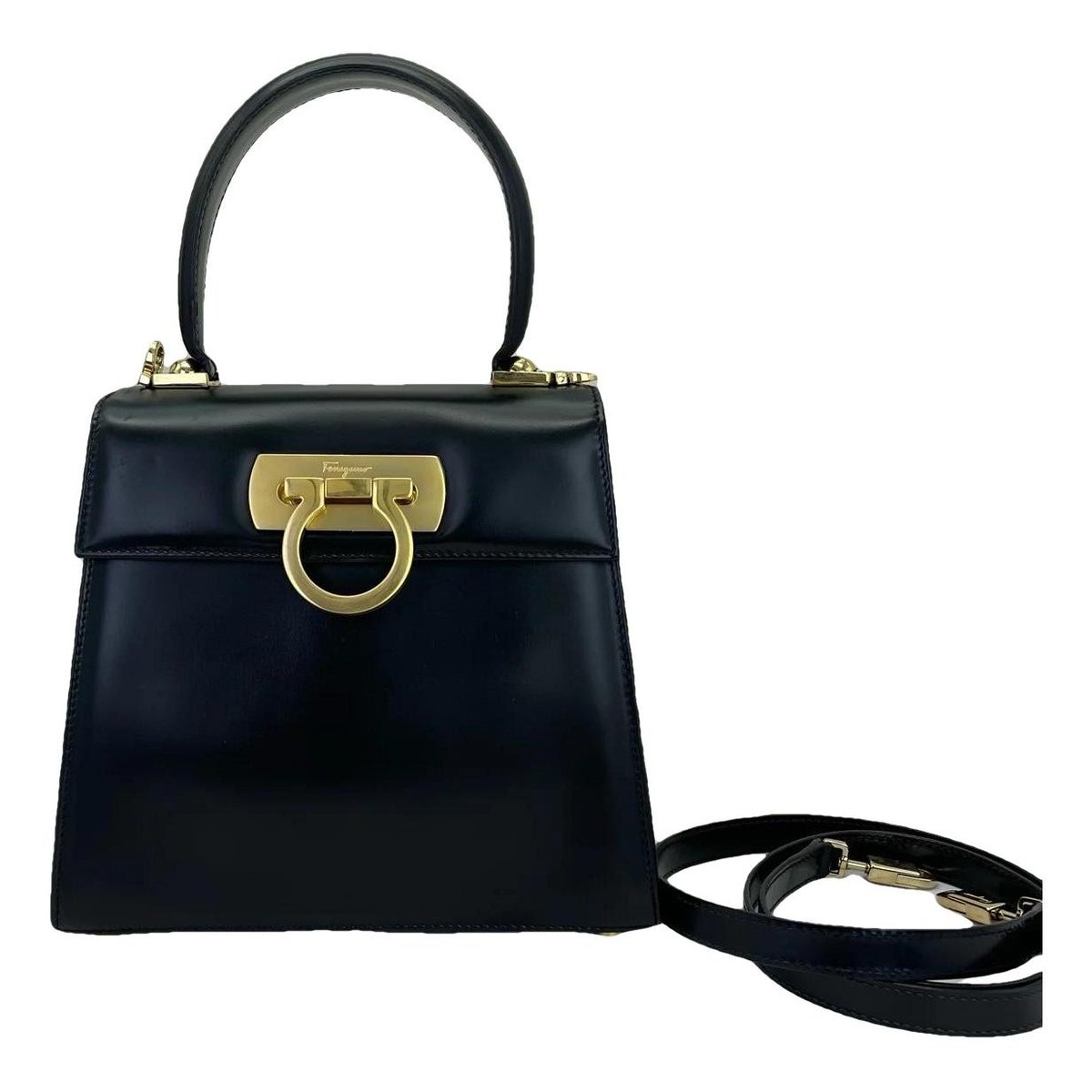 Iconic Top Handle leather handbag