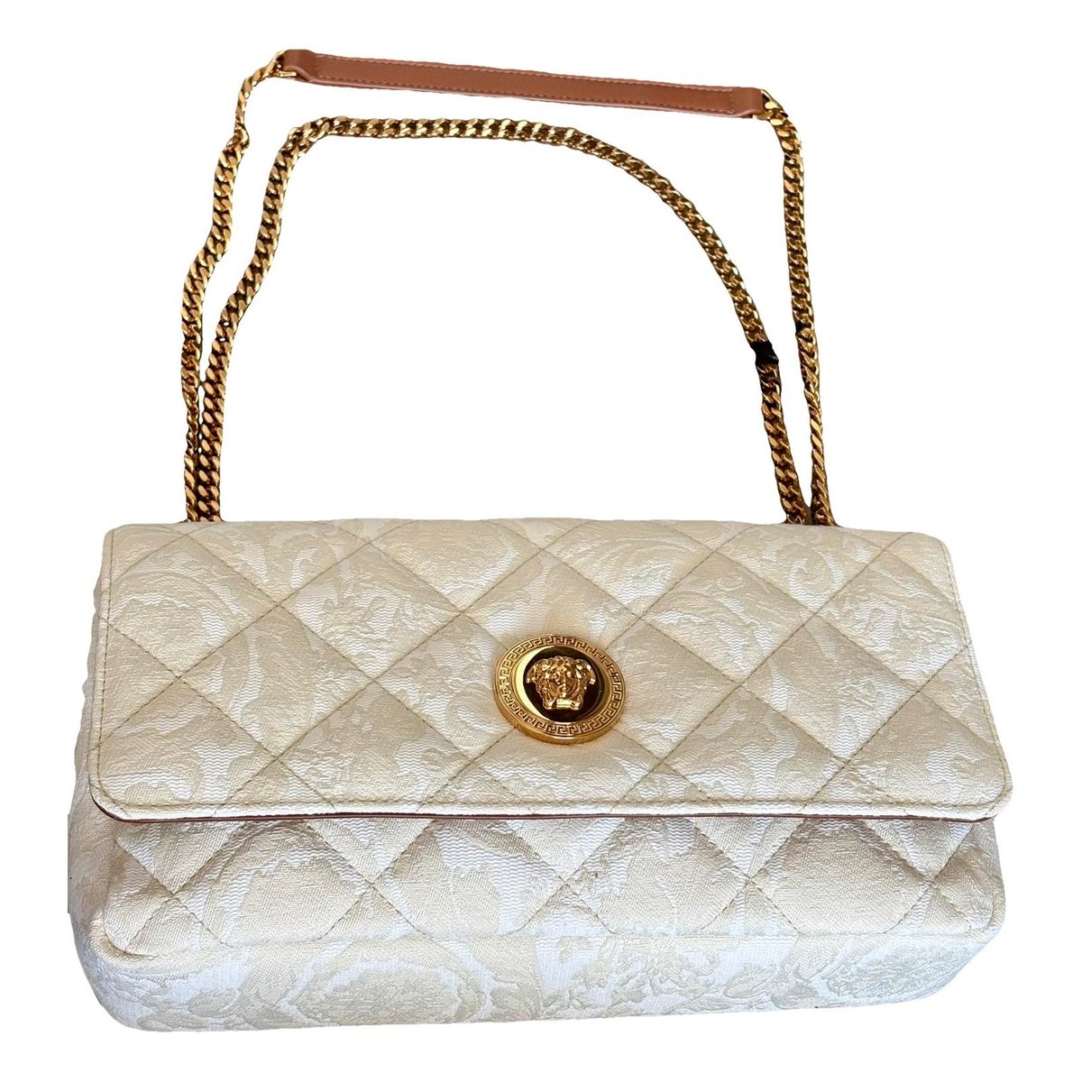 Greca Goddess leather handbag