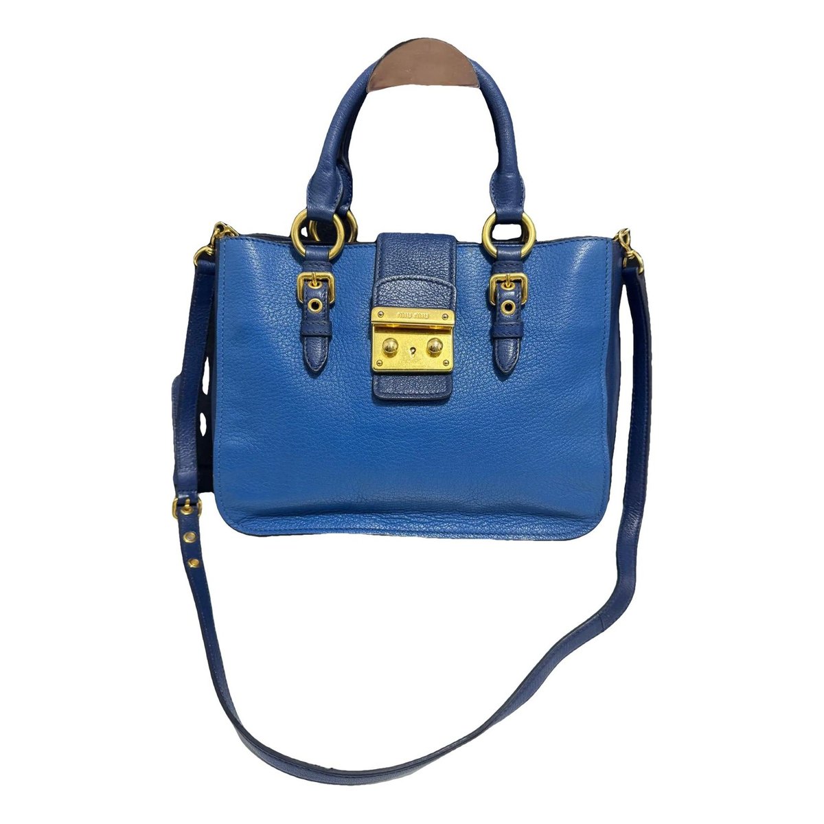 Coffer leather crossbody bag