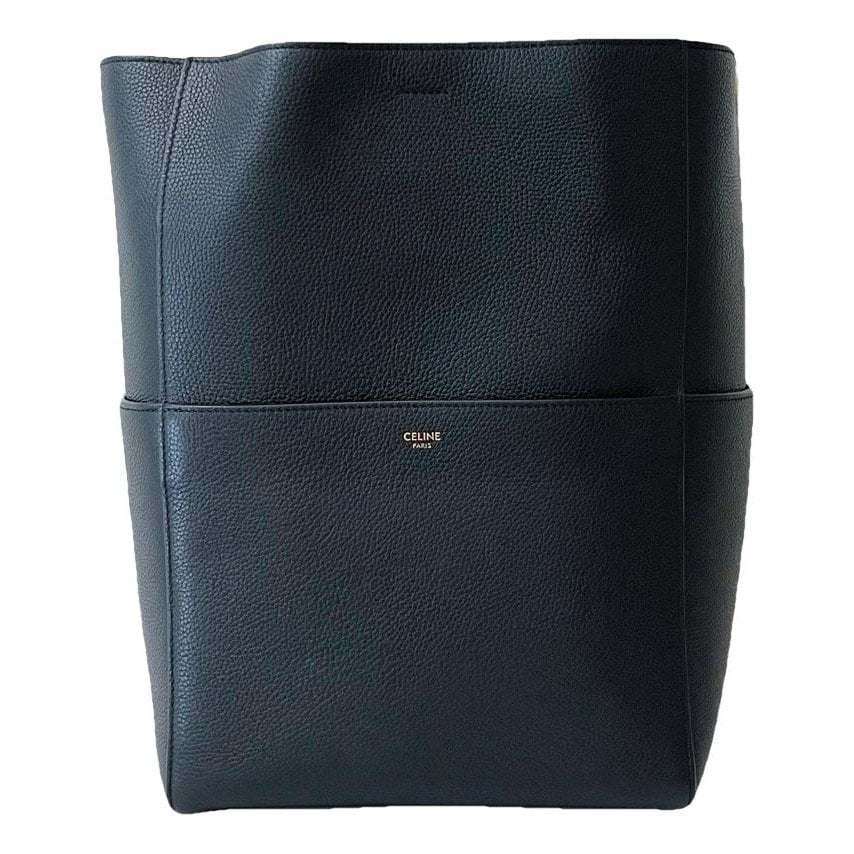 Seau Sangle leather tote