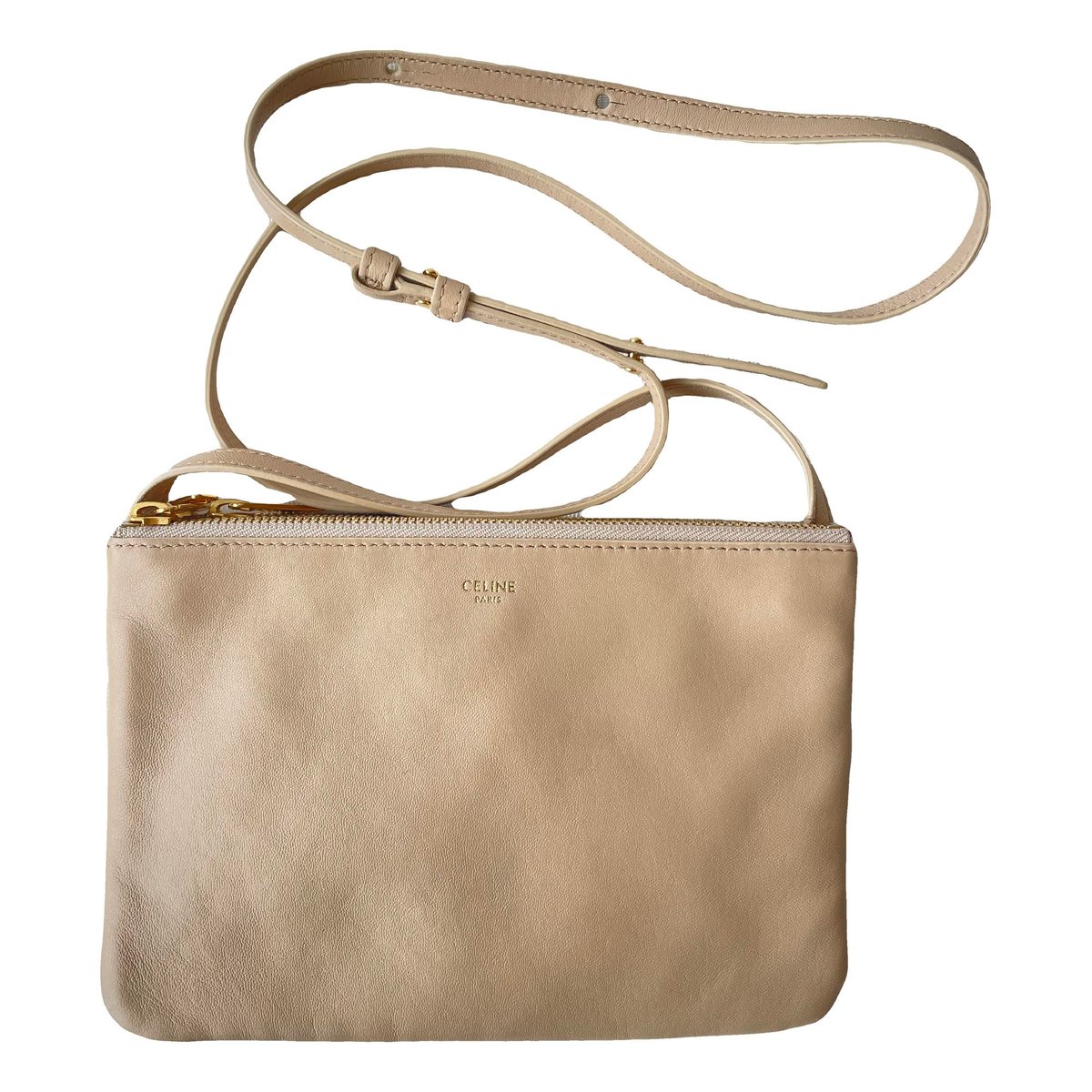 Trio leather crossbody bag