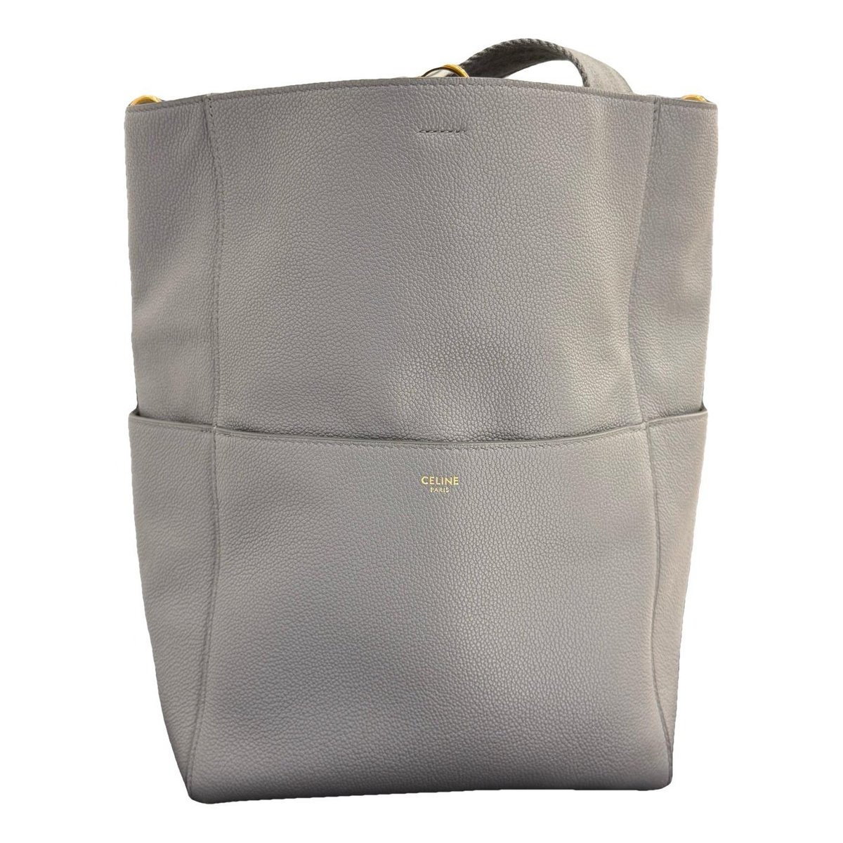 Seau Sangle leather handbag