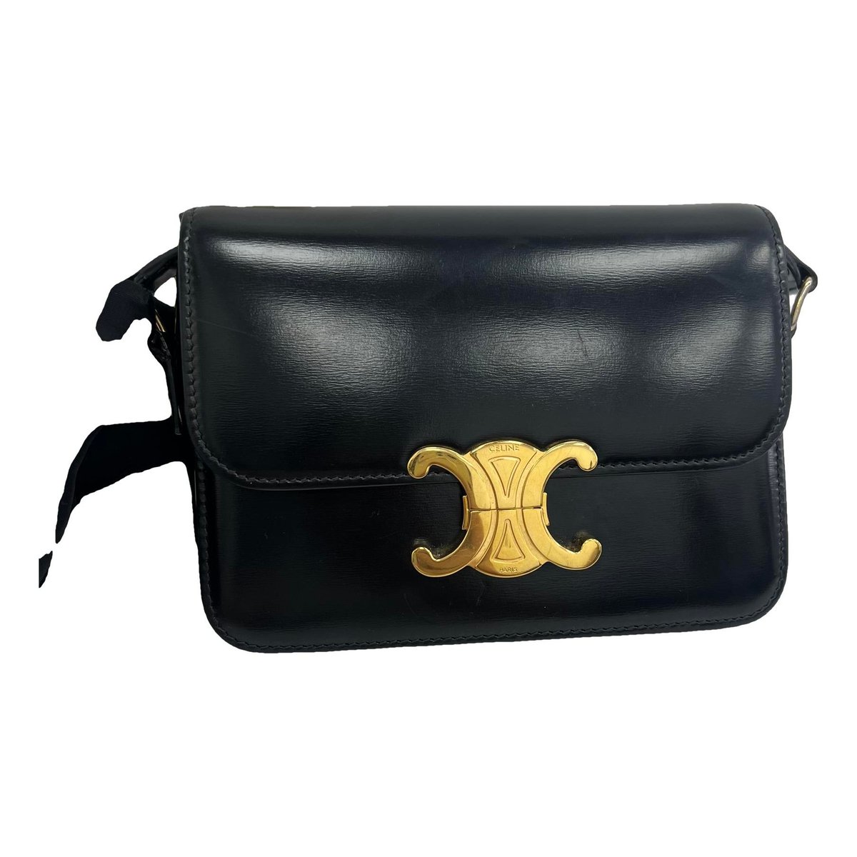 Triomphe leather handbag