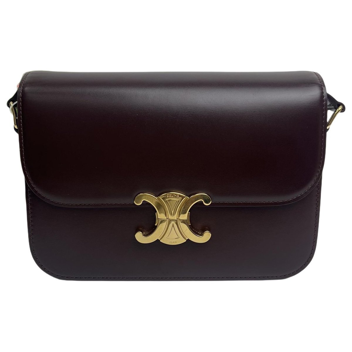 Triomphe leather handbag