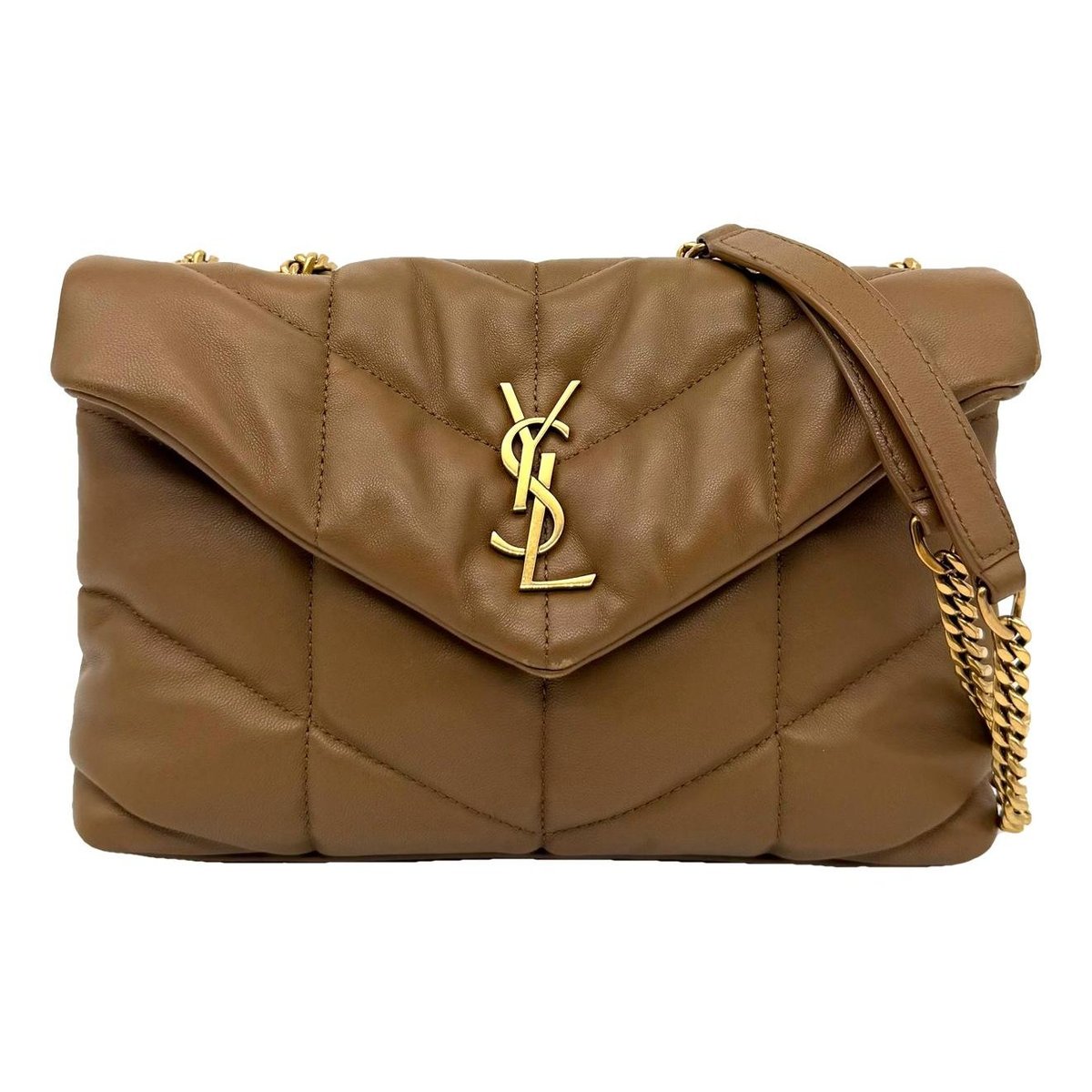 Loulou Puffer leather crossbody bag