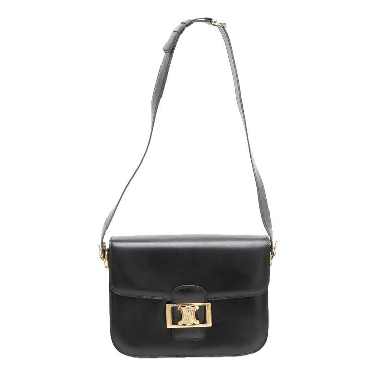 Triomphe leather handbag