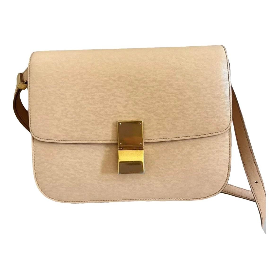 Classic leather crossbody bag