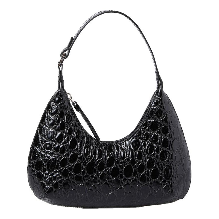Amber leather handbag