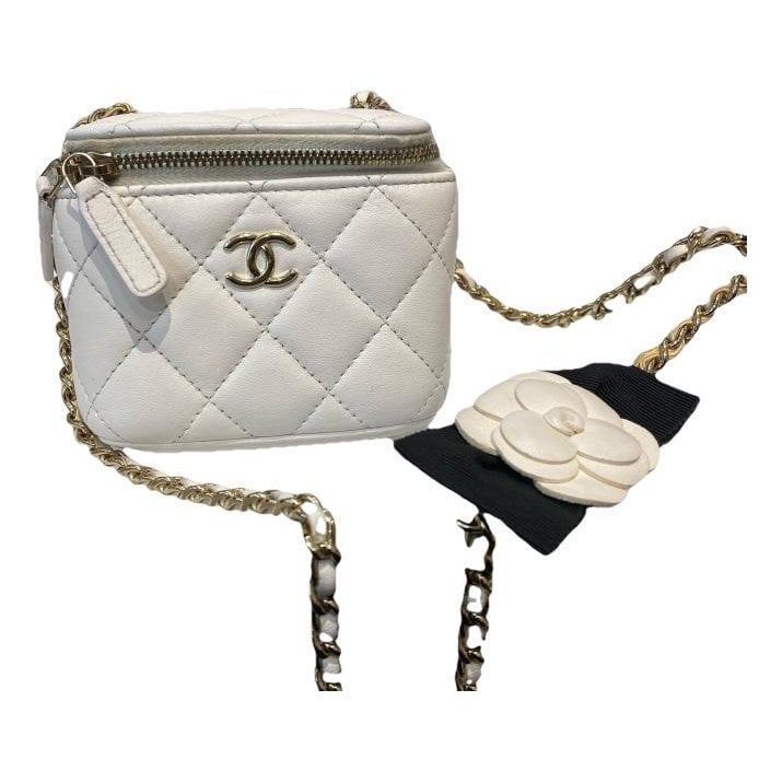 Vanity leather crossbody bag
