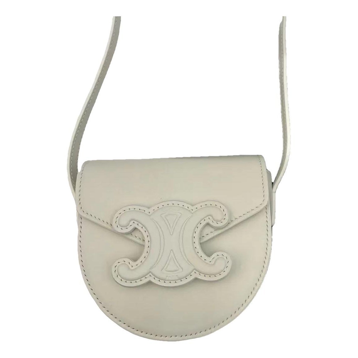 Triomphe leather crossbody bag
