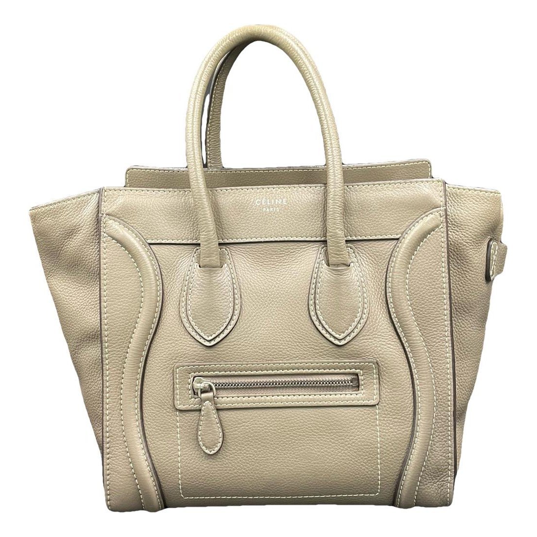 Luggage leather handbag