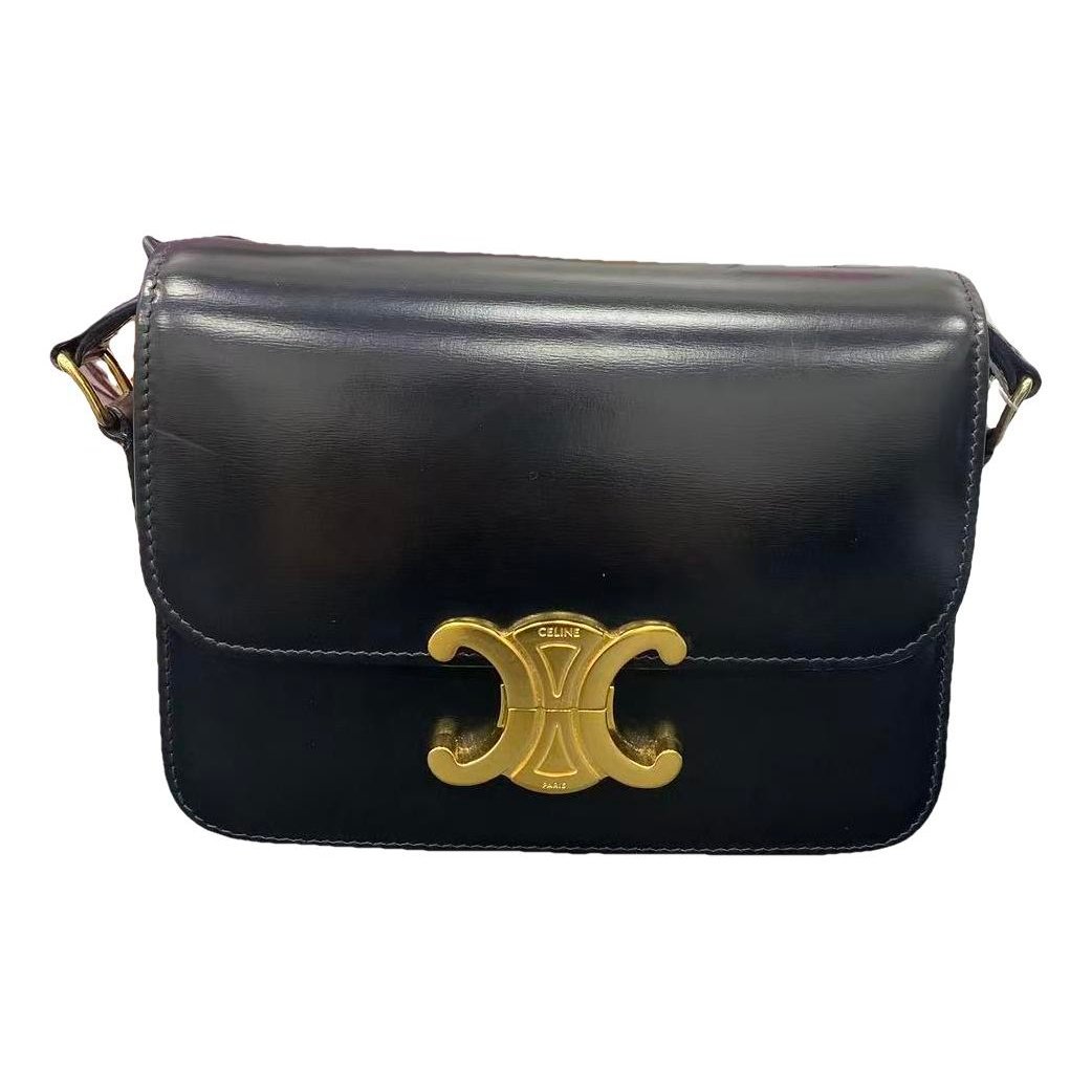 Triomphe leather handbag