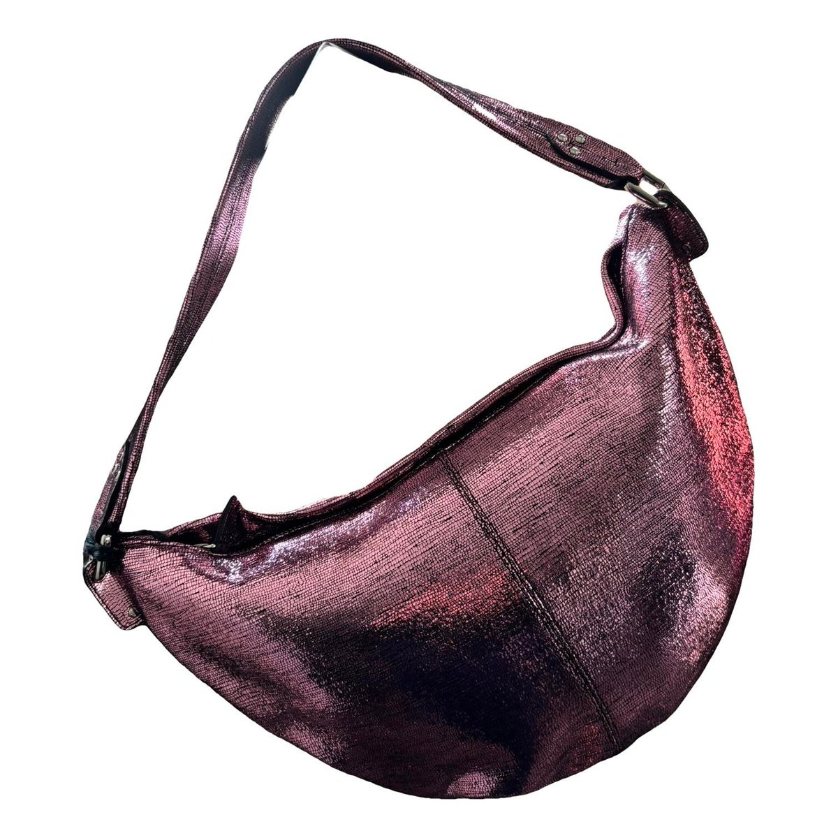 Patent leather handbag