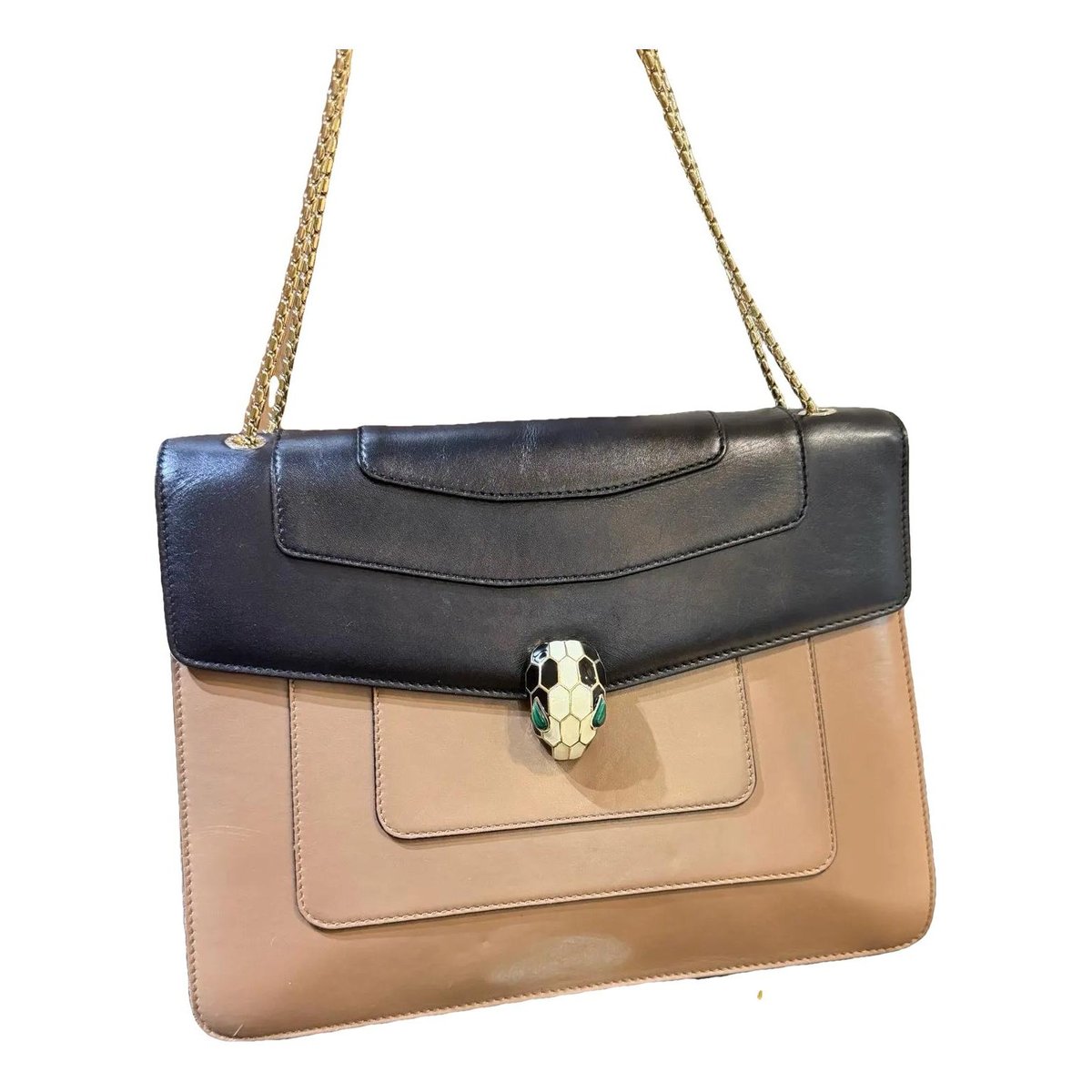 Serpenti leather crossbody bag