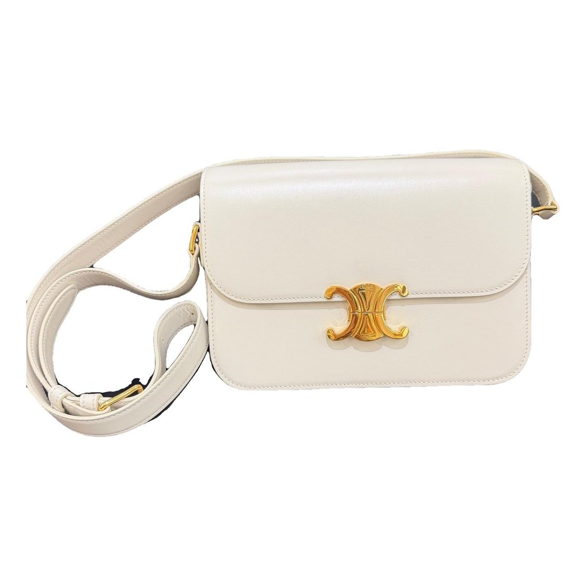 Triomphe leather handbag