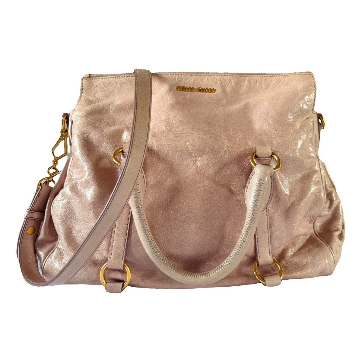 Bow bag leather handbag