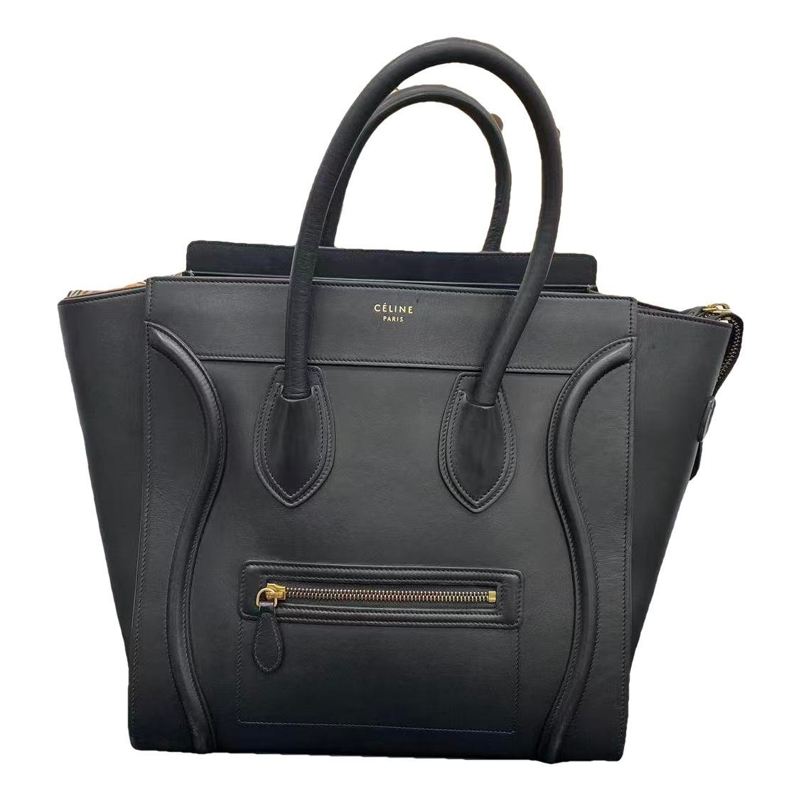 Luggage leather handbag