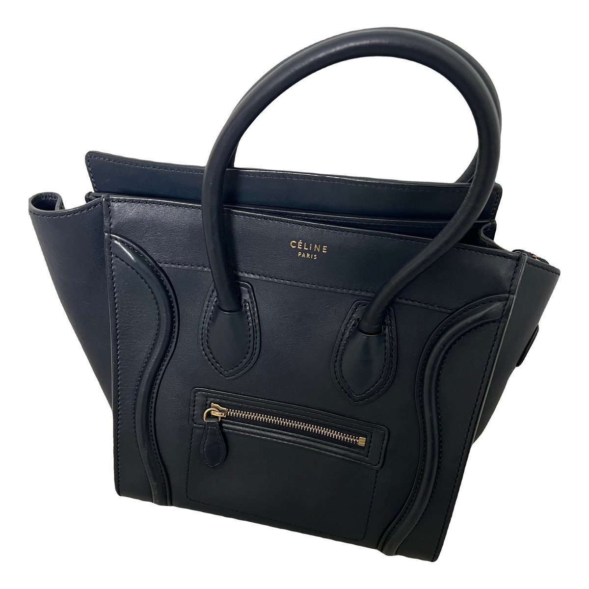 Luggage leather tote
