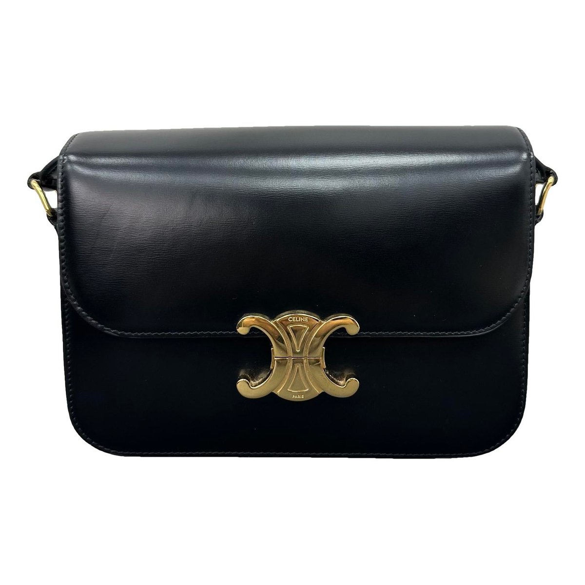 Triomphe leather handbag