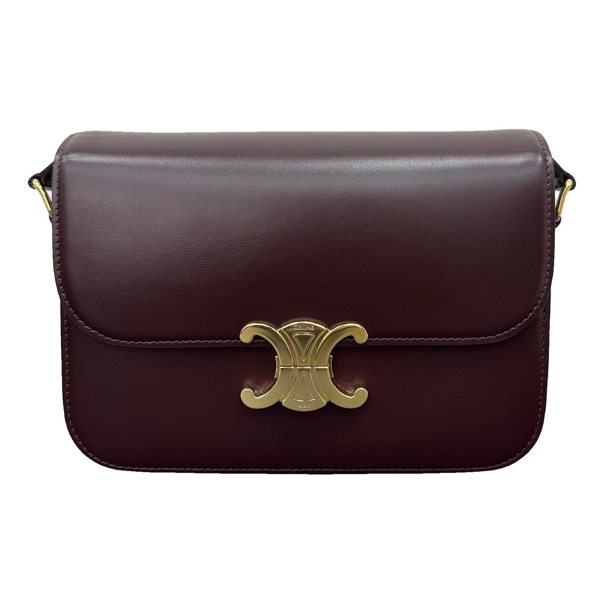 Triomphe leather handbag