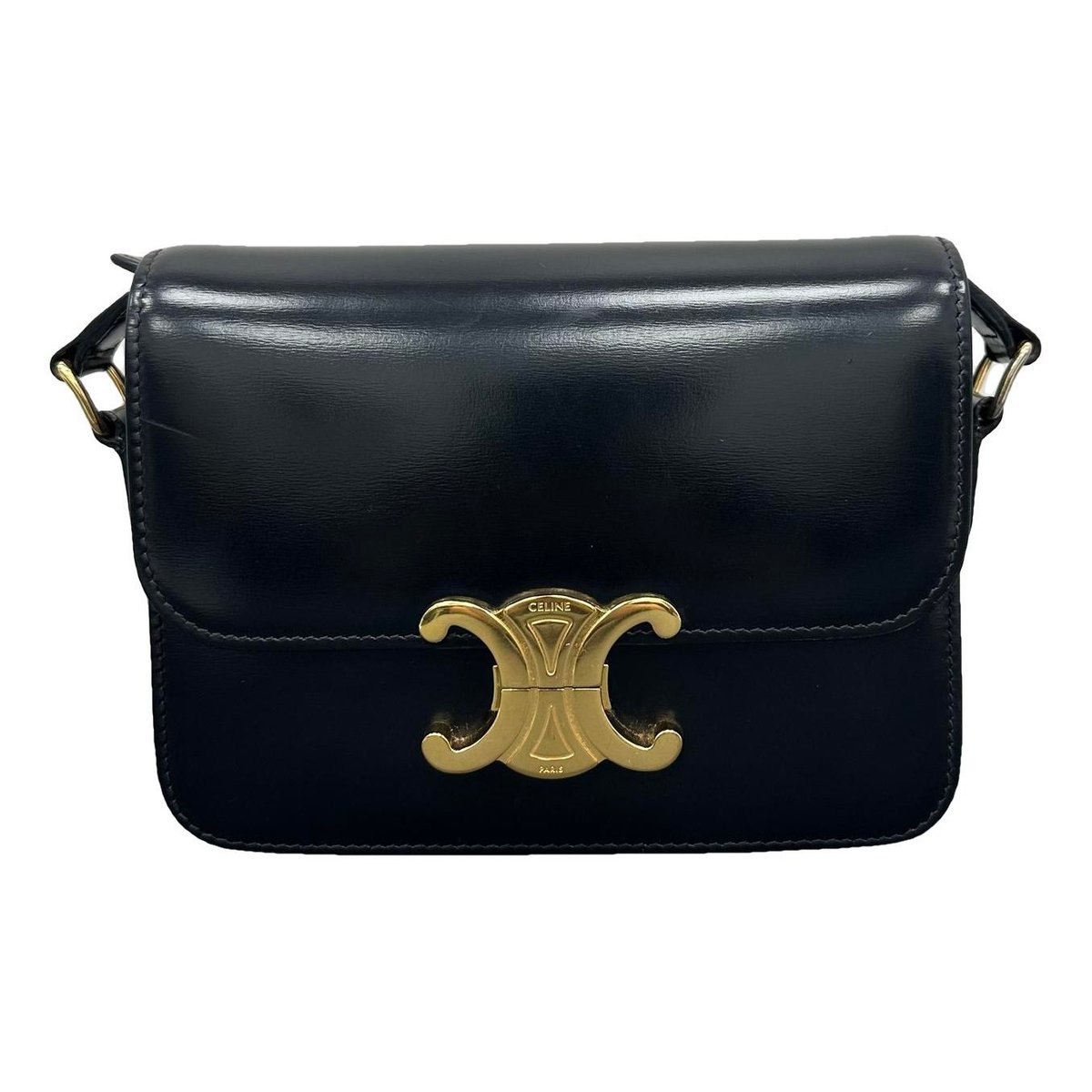 Triomphe leather handbag