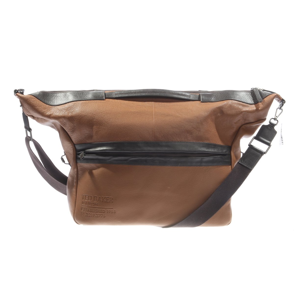 Leather travel bag
