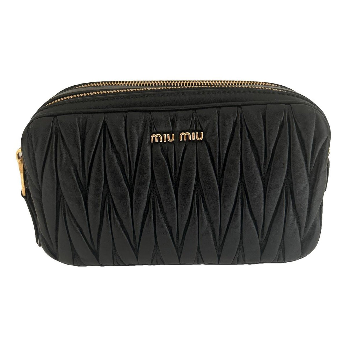 Matelassé leather crossbody bag