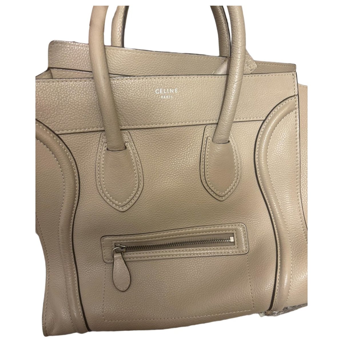 Luggage leather handbag
