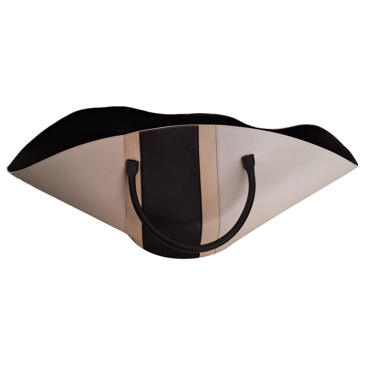 Shopper leather handbag