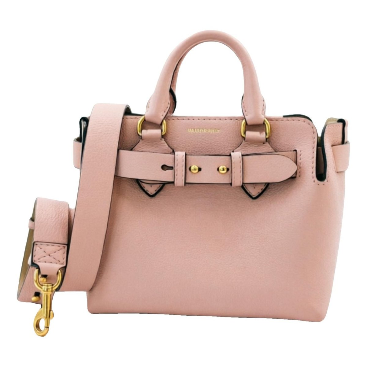The Belt leather tote